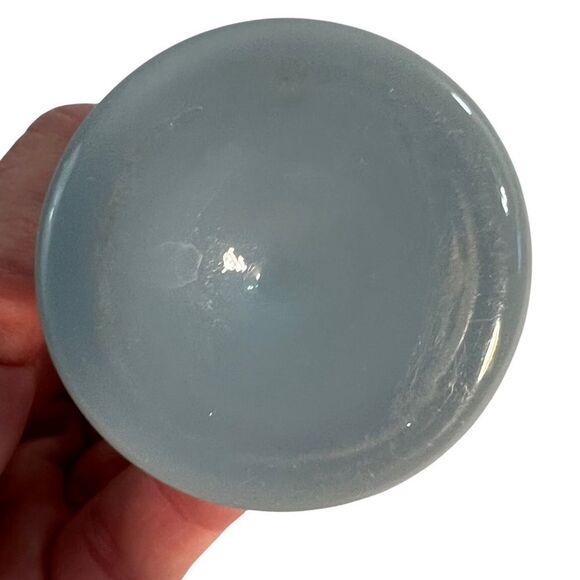 Bristol Hand Blown Glass Vase Victorian ERA 1880-1900’s 6” Hand Painted Blue‎ - Picture 6 of 6